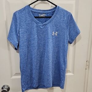 Bundle Sale | Under Armour‎ Heathered Blue V-Neck Tee Size Medium
